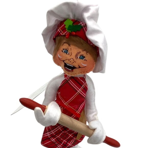 NWT ANNALEE DOLLS Sugar & Spice Chef Elf 9" 510820 Christmas Holiday Decor 2020 - Picture 2 of 4